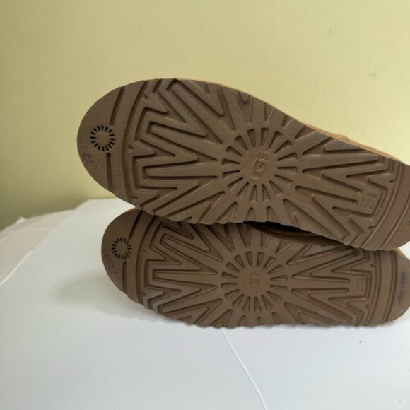 UGG NEW Classic Unlined Perforated Leather Tall Pull On Boots Suede Lightweight - Picture 11 of 14